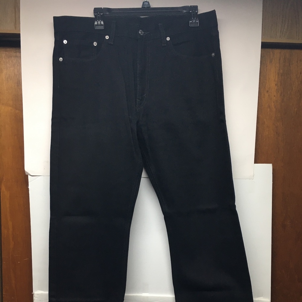 Levi’s 505 mens jeans NEW wo tags black size 36 x 32 regular fit.